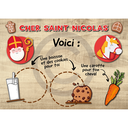 Set de Table « J'accueille saint Nicolas"